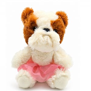 Fluffy Bulldog Plush