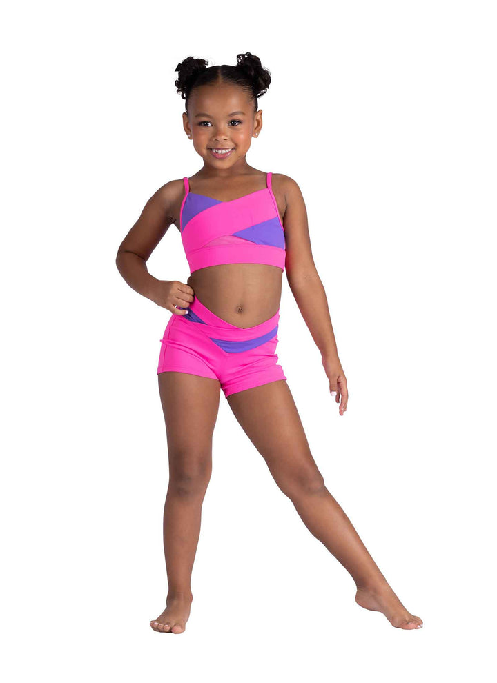 Color Block Halter Top