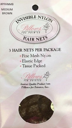 Pillows for Pointes Hair Nets 3 count