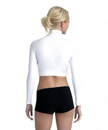 Capezio Women's Turtleneck Long Sleeve Crop Top TB107