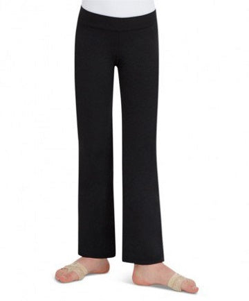 Capezio Girl's Team Basics Nylon Spandex Bootleg Jazz Pant TB118C