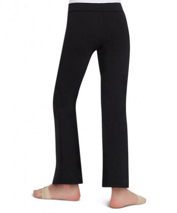 Capezio Girl's Team Basics Nylon Spandex Bootleg Jazz Pant TB118C
