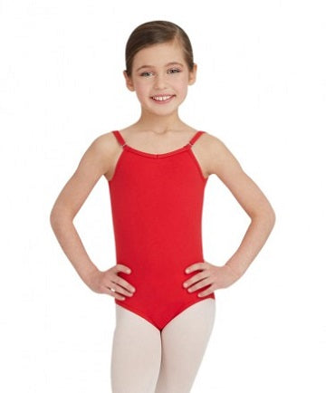 Capezio Team Basics Girl's Adjustable Convertible Strap Camisole Leotard TB420C