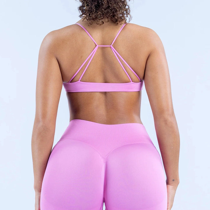 Seamless Twist-Front Bra