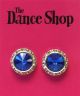 The Dance Shop's 16mm Competition Earring Pierced - SAPPHIRE