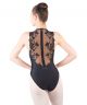 ESTHER Pinch Front Lace Zipper Back Leotard from Ballet Rosa
