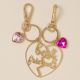 Heart Best Friends Keychain