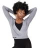 Women's Soft Ribbed Knit Wrap Sweater by Harmonie for Capezio 11381W