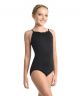 Fiona Girl's Embroidered Camisole Leotard from DANZNMOTION 23119C