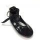 Pillows for Pointes Black Patent Tap Shoe Keyring/Zipper Pull MTS