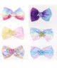 Assorted Rainbow Hair Bow with Ballet Slippers by Dasha Designs 3947