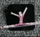 Gymnast Split Rhinestone Pin