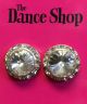 Dance Shop Competition Earrings 20mm Clear Pierced