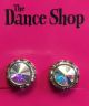 Dance Shop Competition Earrings 16mm AB Clip-On