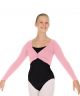 Women's Soft Knit Twist Front Mini Ballet Sweater by Eurotard 72519