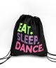 EAT. SLEEP. DANCE. Drawstring Bag by Capezio B292