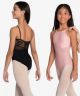 High Neck Lace Camisole Leotard for Girls by So Danca L2391