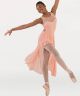 Tiler Peck Designs Body Wrappers Premiere Wavy Lines Mesh Dance Dress P1094