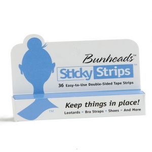 Capezio Bunheads Sticky Strips Double Stick Tape 36 Count BH365U