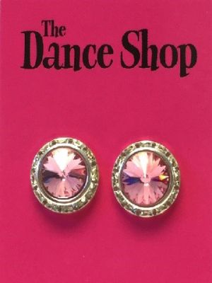 The Dance Shop's 16mm Competition Earring Pierced - ROSE