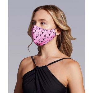 Bloch Adult OSFM Printed Face Mask with Lanyard and Adjustable Ear Loops A005A